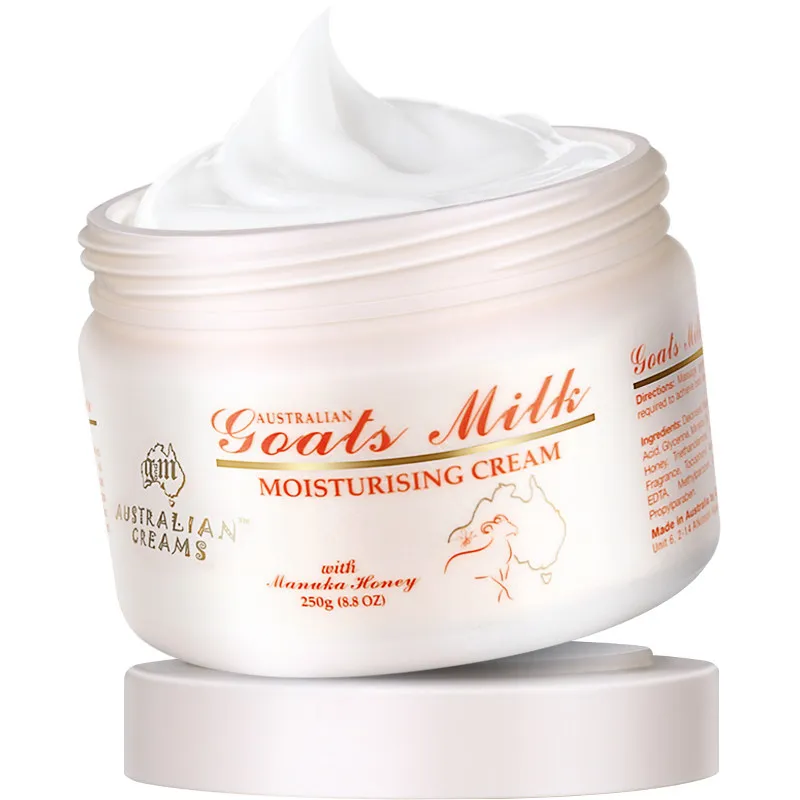

Australia GM Goats Milk Moisturizing Nourishing Manuka Honey Face Body Lotions Cream for Healthy Soft Hydrated Wrinkle Free Skin