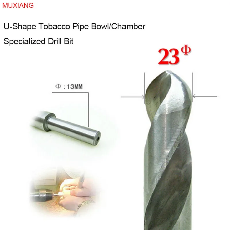 

Сверло MUXIANG для электронной сигареты, подходит для U-образных курильщиков диаметром 23 мм, для токарных и настольных сверл, jb0037