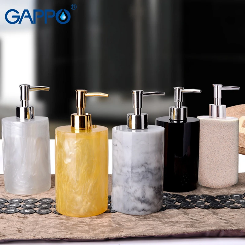 GAPPO liquid soap dispensers Bathroom Resin pump Bottle Bath resin accessories pumps | Обустройство дома