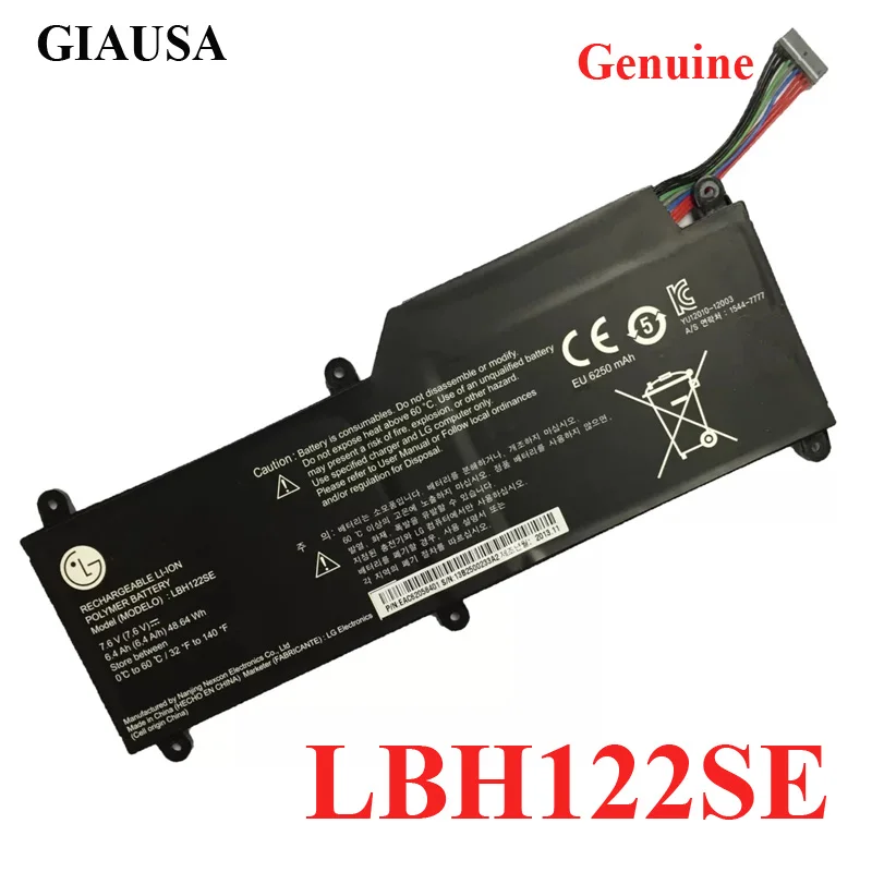 LBH122SE батарея для LG U460 U460-G U460-K.AH50K AH5DK U460-M.AFB5L 7,6 V 48.64WH