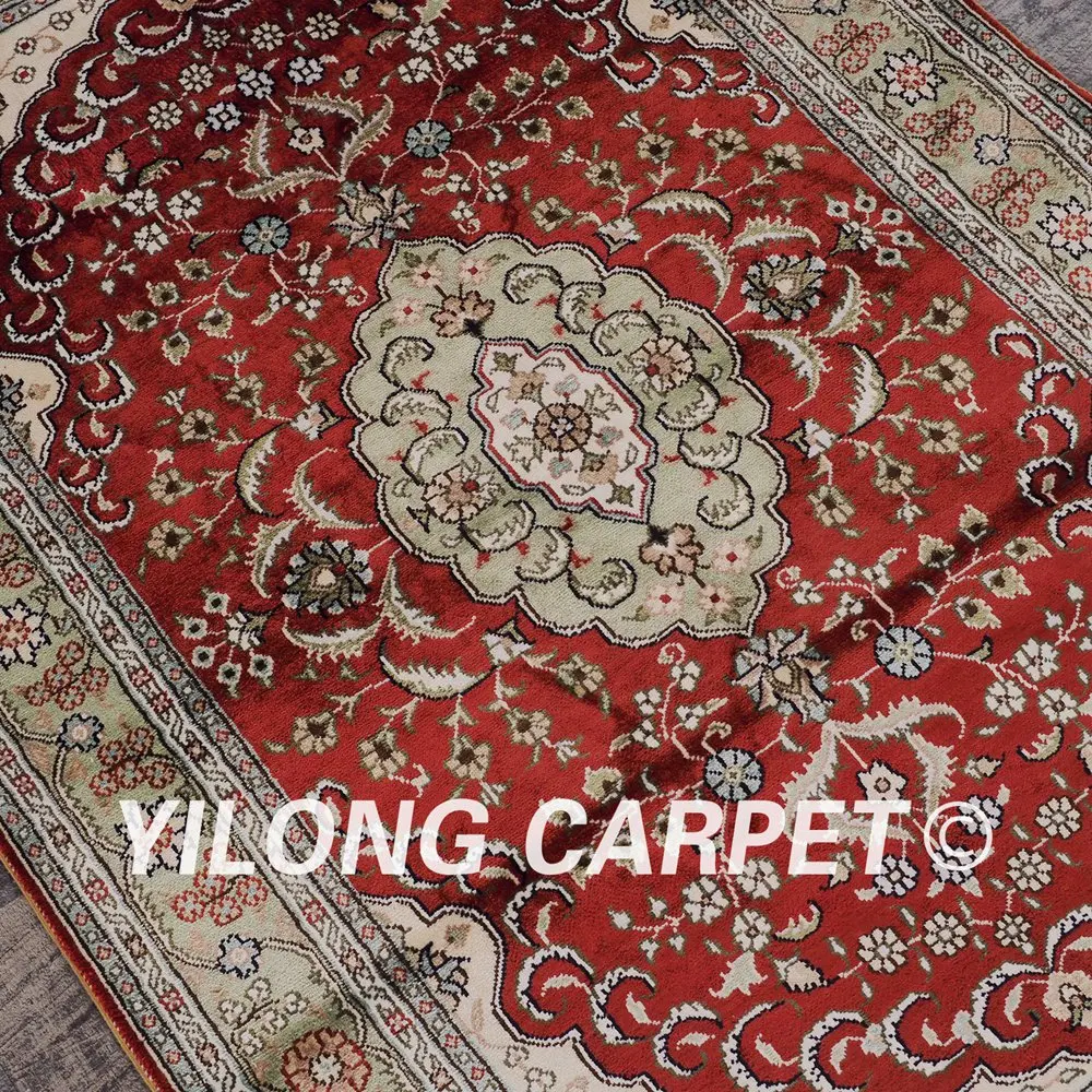 Традиционный персидский дизайнерский коврик ручной работы YILONG 2 5 'x 4' прочный