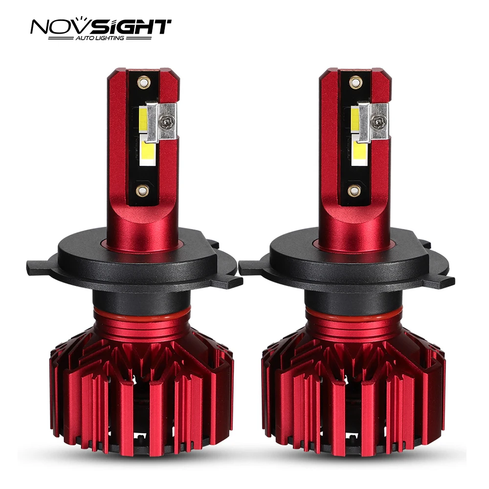 NOVSIGHT 2 предмета 12V 24V H4 светодиодный автомобилей головной светильник лампы H7 H11 9005