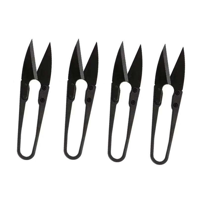 4 pcs Ножницы для стежков, швейные резцы, резец для вышивания, машинка для стрижки крестиком, триммер, портативные щипцы, аксессуары для шитья - Цвет: 4 pcs
