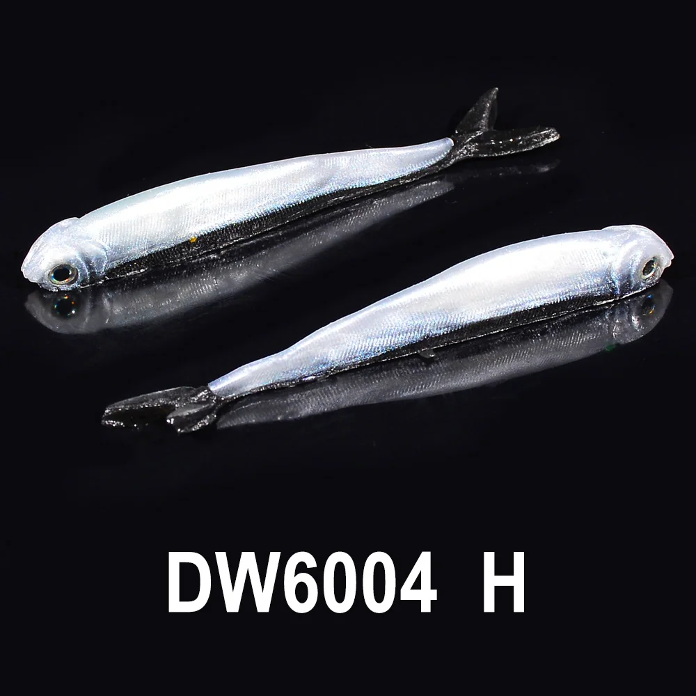 DW6004H 10 шт./компл. мягкие приманки 8,5 см-3," рыболовные приманки 10 видов цветов, Мягкая приманка для рыбалки приманки, 3g, с функцией-0,11 oz бас-гитара - Цвет: DW6004H