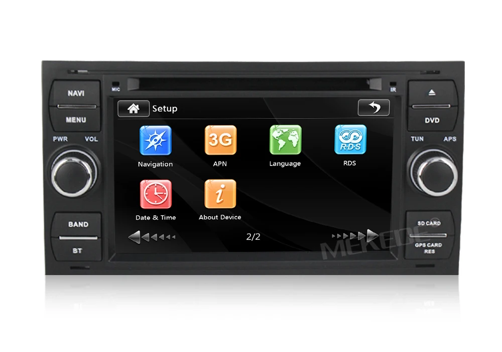 7-дюймовый 2din windows Ce6.0 машинный DVD проигрыватель для Ford Focus C-Max Connect Fiesta Fusion Galaxy Kuga Mondeo S-Max