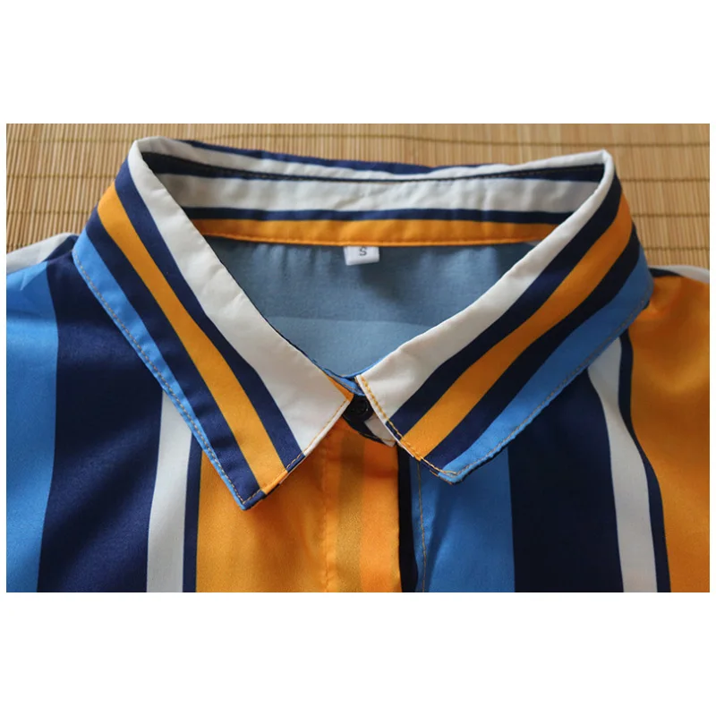 Женское шифоновое платье с длинным рукавом V-образным вырезом и пуговицами |