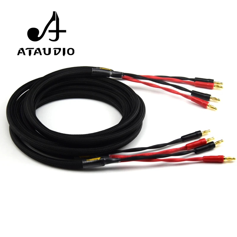 ATAUDIO S16 4 1 пара Hifi динамиков кабель высокой производительности 4N OFC Fever Audio Line м 2 5 3
