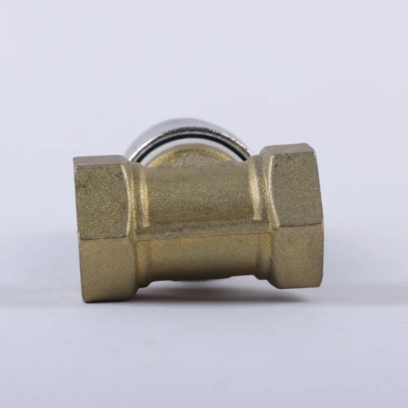 Ручной регулирующий клапан DN25 латунный Магнитный запорный шкала для воды медный