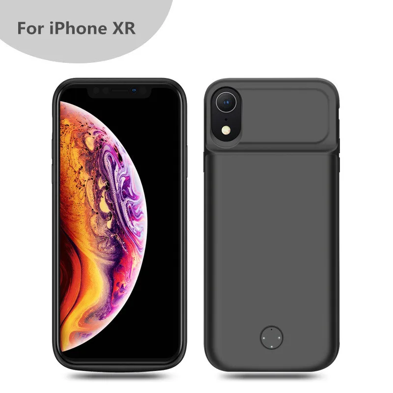Ультратонкая задняя крышка внешнего аккумулятора NTSPACE для iPhone XS Max XR портативная