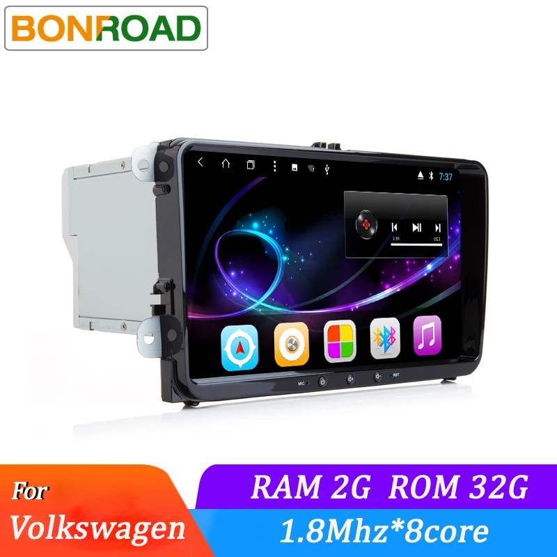 Восьмиядерный Allwinner T8 2Din " Android 7.1.2 Автомобильный мультимедийный плеер радио для VW Golf Polo Passat Jetta Tiguan Touran для Skoda