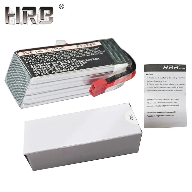HRB 22,2 V Lipo батарея 6S 1800mah XT60 T Deans XT90 TRX EC5 50C для мультикоптера FPV гоночный самолет багги автомобиль лодка RC запчасти горячая распродажа