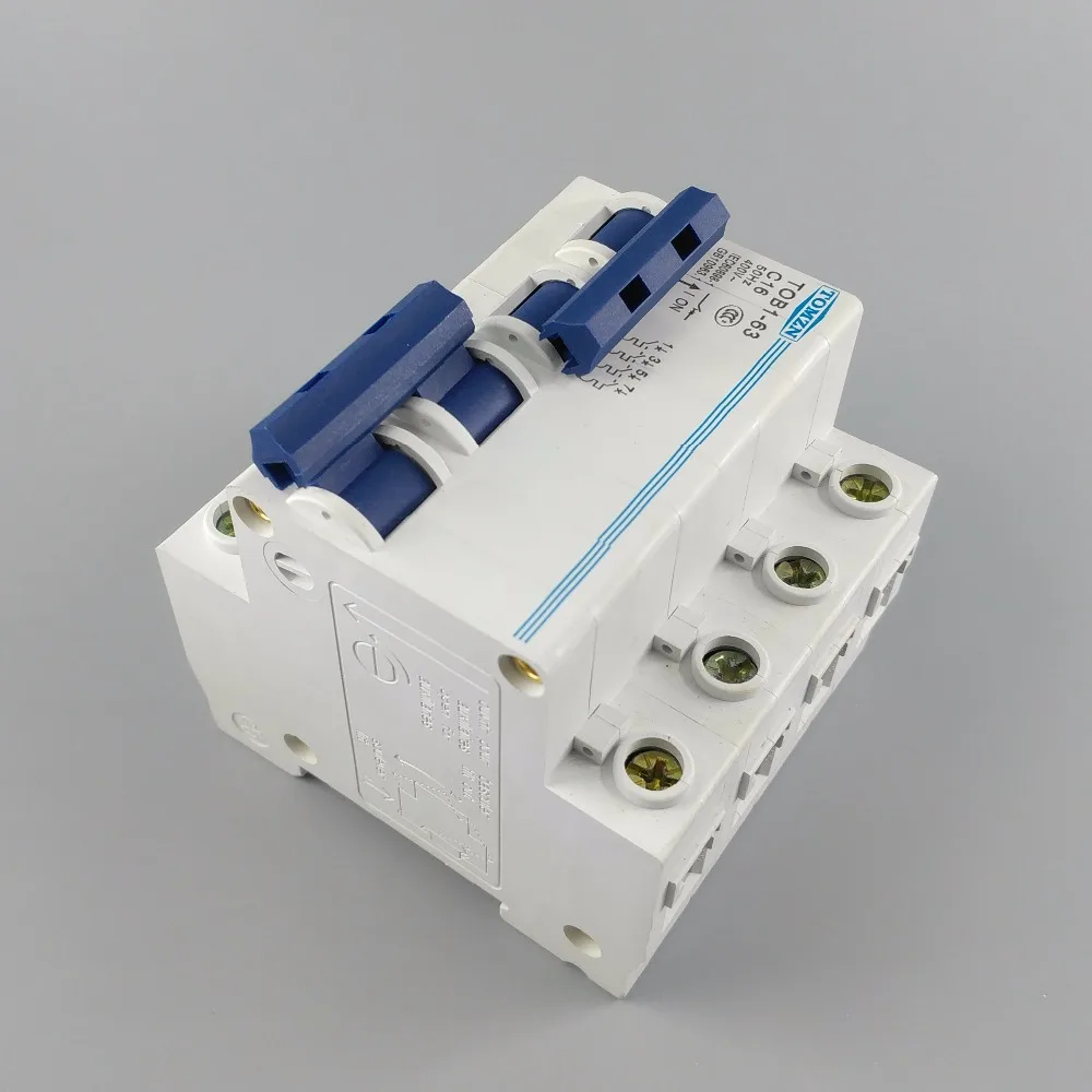 Автоматический выключатель 2P 16 А 50 Гц/60 Гц 400 В|circuit breaker mcb|circuit breakerswitch circuit |