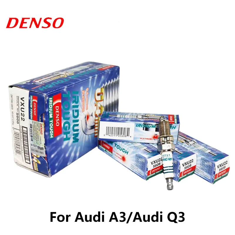 4 шт./компл. автомобильная свеча зажигания DENSO для Audi A3 Q3 TT Junjie Cross FRV FSV Beidouxing1.0/1 2 VW