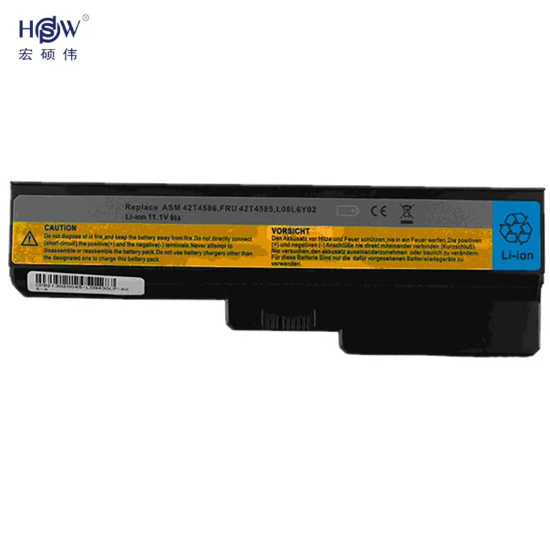 Аккумулятор HSW 7800 мАч для ноутбука LENOVO 3000 G430 G450 G455A G530 G550 G555 L08O6C02 L08S6C02 LO806D01 L08L6C02