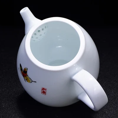 Керамический чайник Цзиндэчжэнь китайский кунгфу Да Хун Пао набор зеленого чая