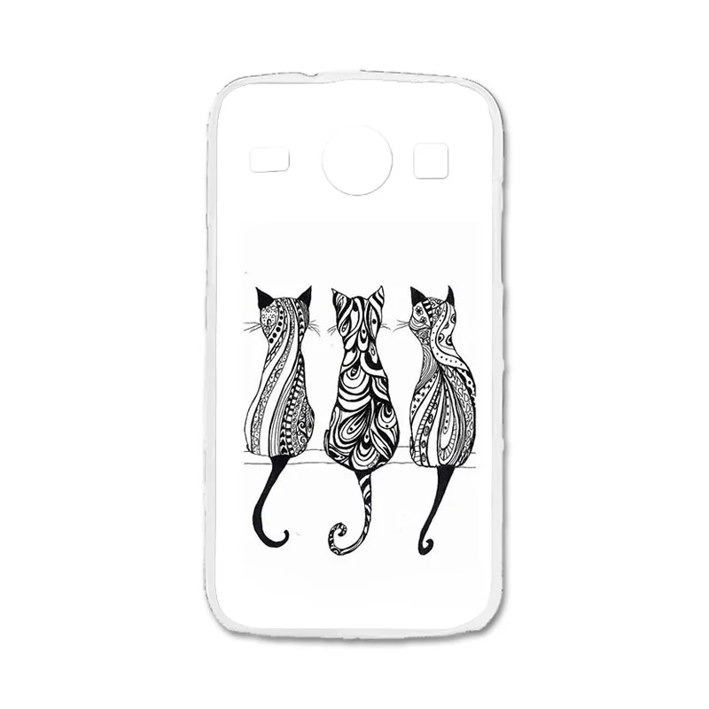 B076 AKABEILA мягкие чехлы для телефонов из ТПУ для samsung Galaxy Core I8260 I8262 GT-I8262 8260 GT i8262 8262 чехол Nutella фламинго - Цвет: B076