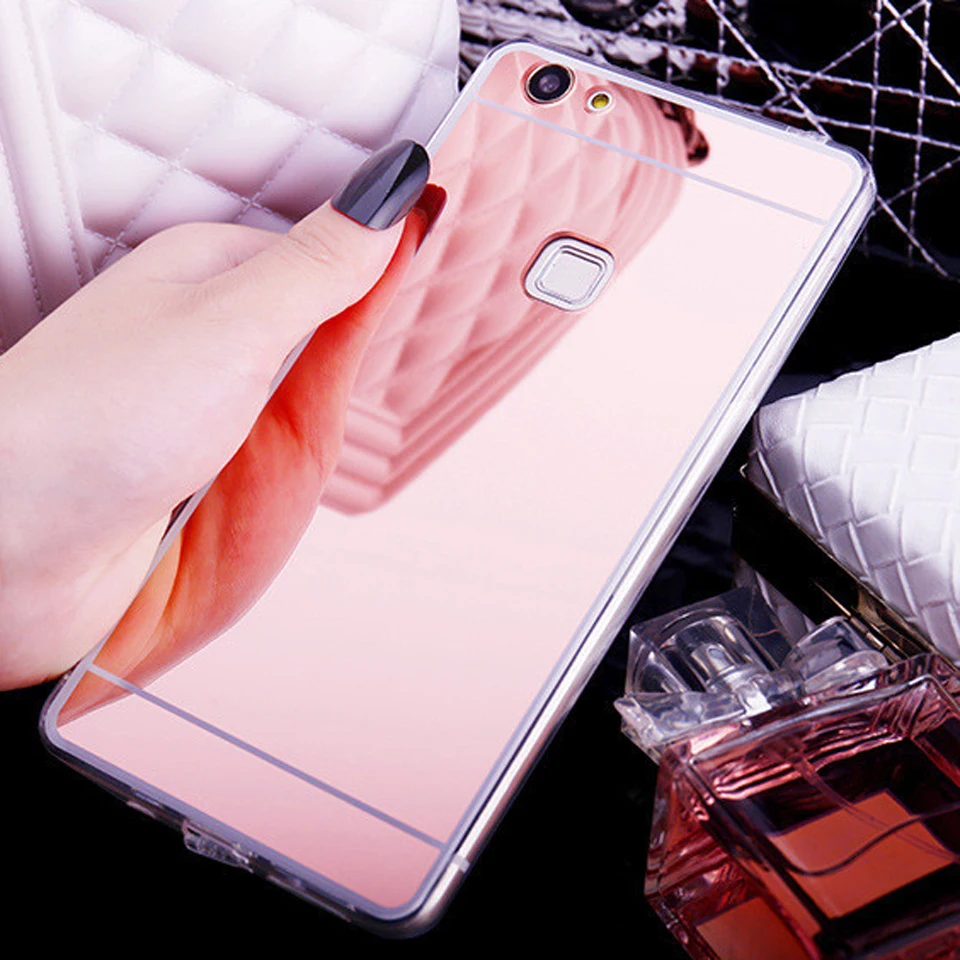 Для Huawei P10 Lite P20 P30 Pro Чехол с зеркальной поверхностью Коврики 20 10 Nova 3 4 Honor 9 8 8X Y6 Prime Y7