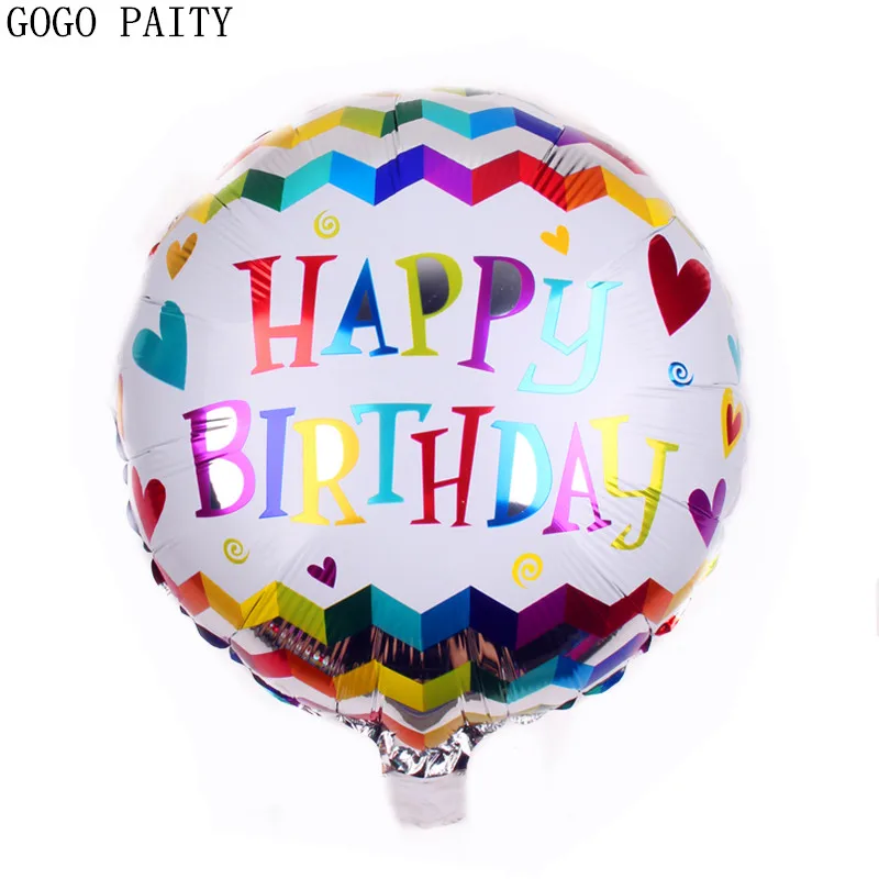 GOGO PAITY Бесплатная доставка 18 дюймов украшение для дня рождения квадратная