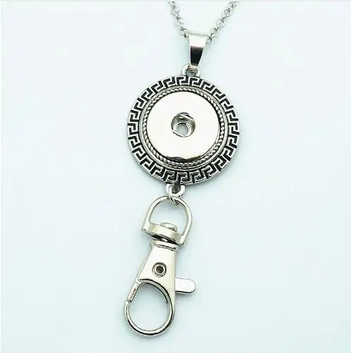 Mix 18mm Metal Ginger Snap Button Badges Pendant Necklace Flower Lanyard Fit Jewelry Charms 8PCS | Украшения и аксессуары