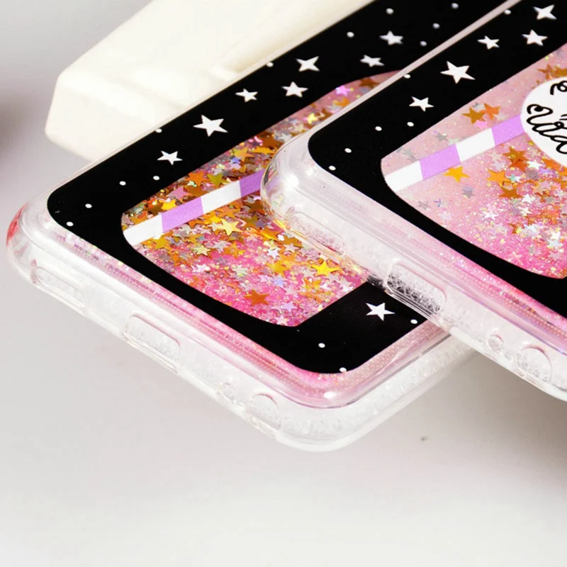 WhaY Quicksand Case For Meizu M5 Cover Silicone Fundas Bottle Fashion Liquid Glitter Back Meilan 5 Coque Capa | Мобильные телефоны