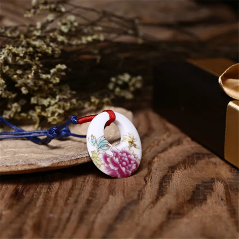 Керамические аксессуары ожерелье в национальном стиле женское уникальное