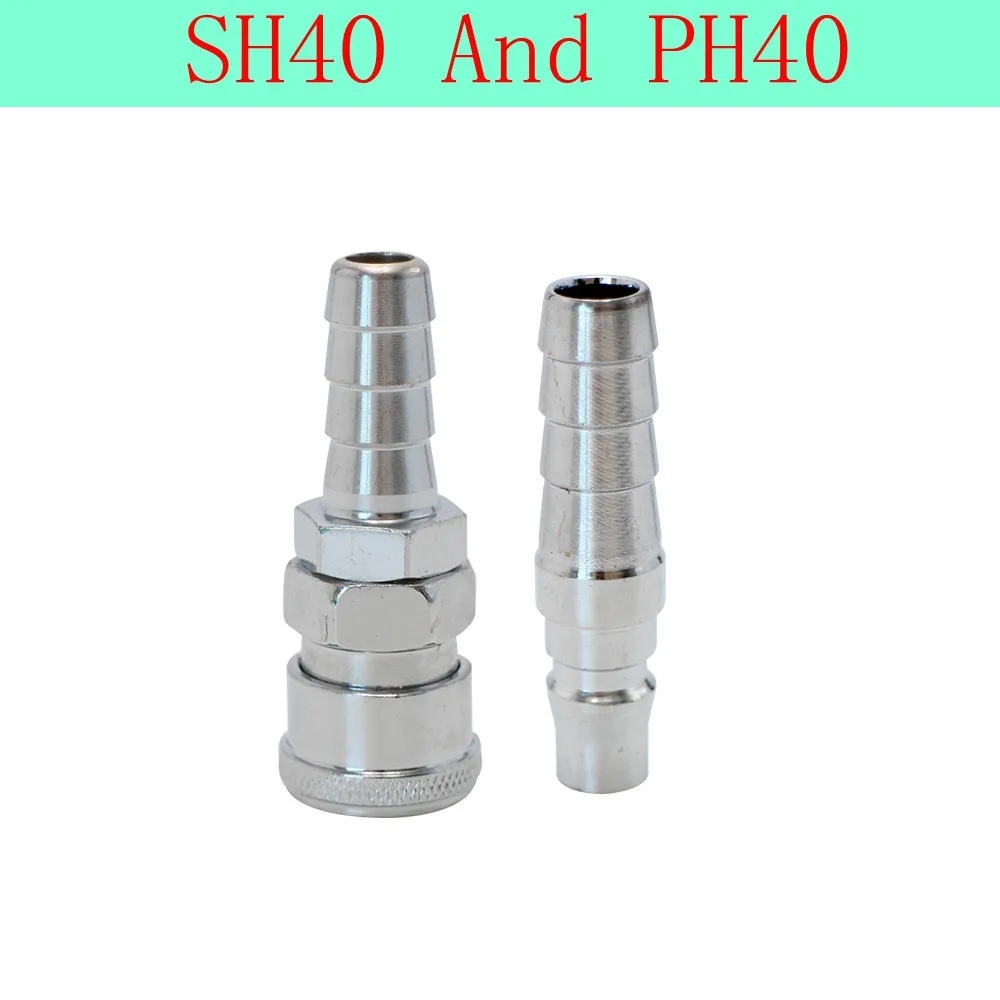 SH40 And PH40 Пневматический фитинг SP20 PP20 SM20 PM20 SH20 PH20 SF20 PF20 Пневматическое соединение C Тип быстродействующего соединителя высокое Давление муфта - Цвет: SH40 And PH40