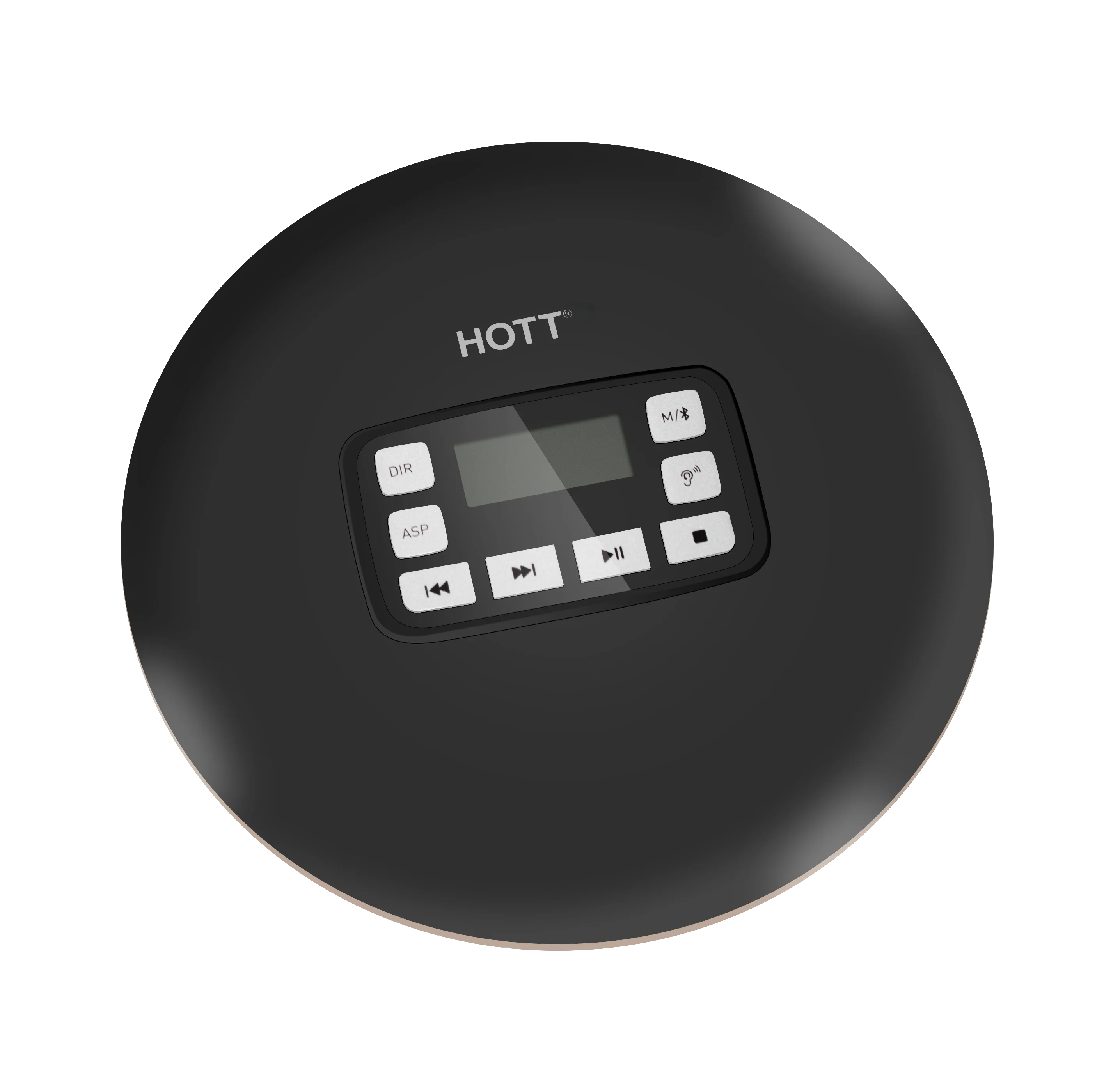HOTT CD611T портативный Bluetooth CD-плеер с перезаряжаемой батареей светодиодный дисплей, CD walkman наслаждаться музыкой и аудиокнигой