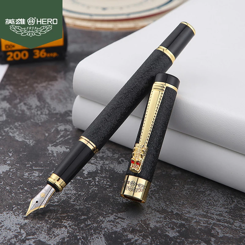 Бесплатная доставка оригинальная металлическая авторучка Hero 6006 роскошная