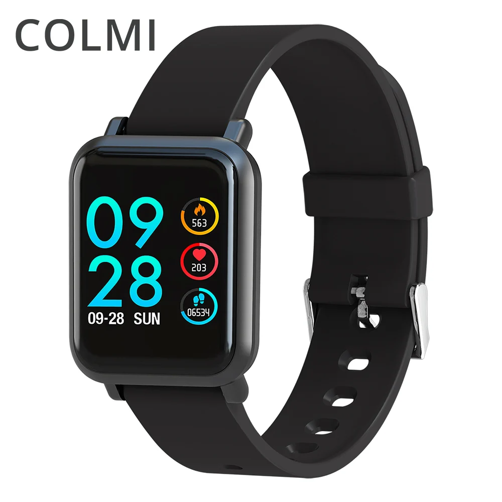 Смарт часы COLMI S9 2.5D экран Gorilla Glass измерение артериального давления и кислорода в