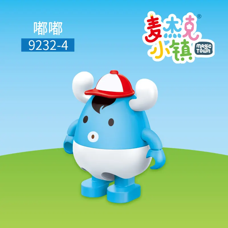 Фигурки Волшебный город Banbao аниме игрушки для детей подарки большие модели