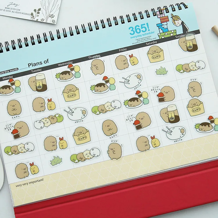 Прозрачный альбом для стикеров Sumikko Gurashi из ПВХ водонепроницаемые милые наклейки
