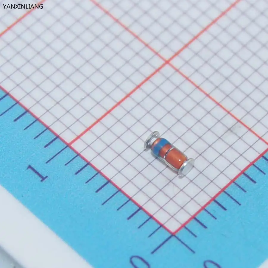 100 шт. (0 5 Вт) 500 МВт Zener диодный 4 7 в LL34 BZV55 C4V7|zener diode|diode zener100pcs diode |