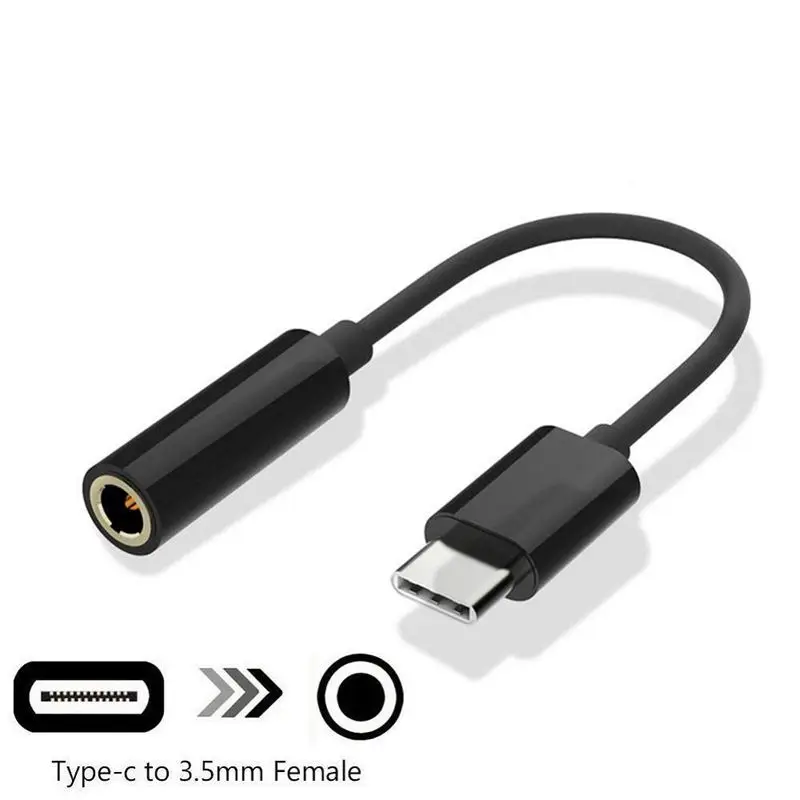 3 шт. аудиоадаптер для наушников типа C-3 5 мм USB-C-3 разъем AUX микрофона Motorola Moto Z Le 2/Le |