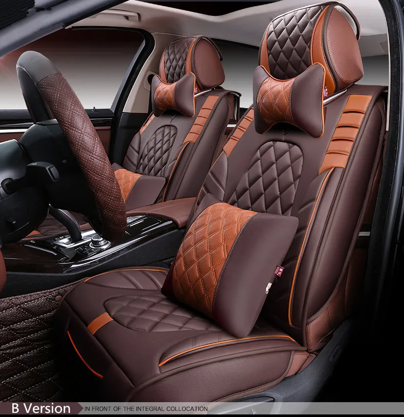 3D Стильный чехол для автомобильного сиденья Volvo C30 S40 S60L V40 V60 XC60 XC90