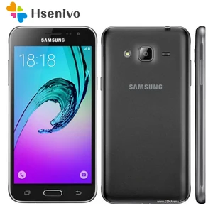Восстановленный Оригинальный сотовый телефон Samsung Galaxy J3 (2016) J320F, J320G, Ouad Core, 2 Гб ОЗУ, 5,0 дюйма, сенсорный экран, бесплатная доставка