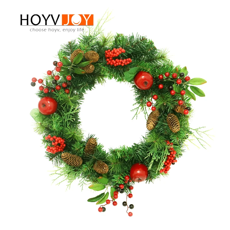 HOYVJOY Рождество венки Новый год украшения для дома двери стены вручение|Венки и