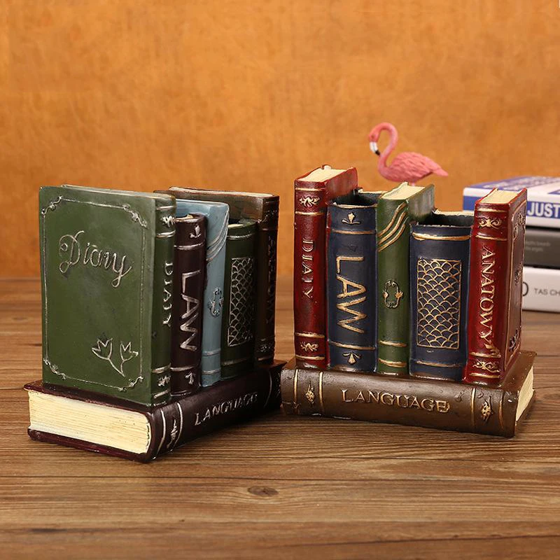 Ретро полимерная Книга в форме ручки Карандаш держатель Контейнер для гостиной