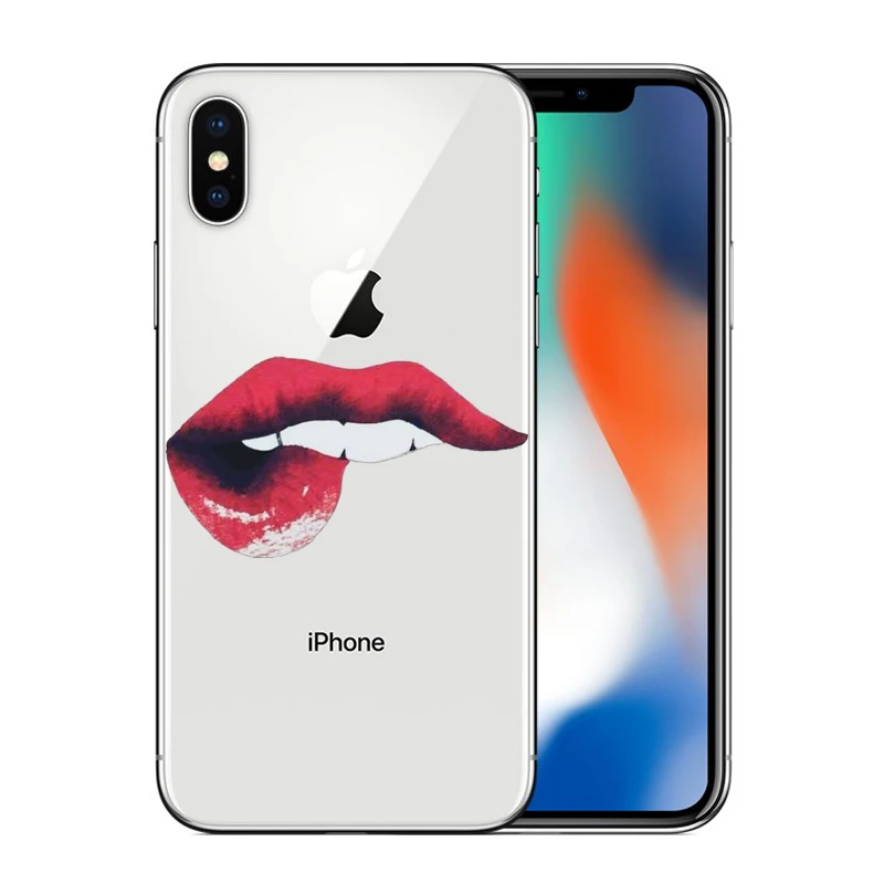 Kylie Jenner губная помада макияж сексуальный чехол для телефона жесткий iphone 6 6S 7 8 Plus 5S