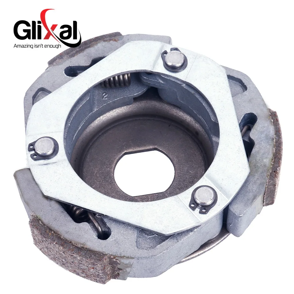 Glixal GY6 125cc 150cc заднее сцепление колодки для 152QMI 157QMJ двигатель Скутер ATV Go Kart