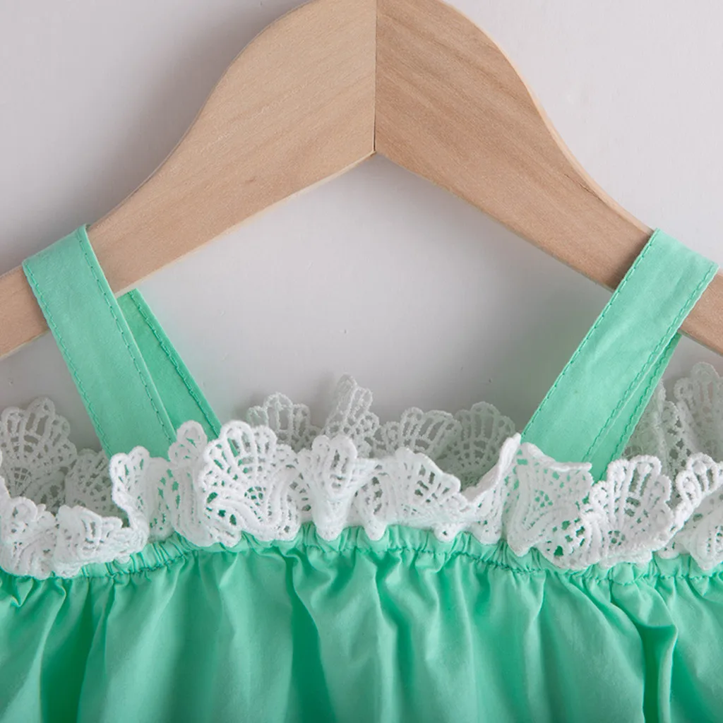 Toddler Newborn Baby Clothes Girl Lace Off Shoulder Tops Denim Jeans Shorts Outfits Casual Set roupa infantil | Мать и ребенок