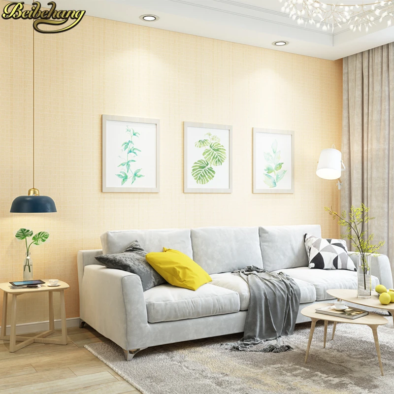 beibehang papel de parede. 3D Embossed Texture Wallpaer Modern Geometry Wall Paper Solid Color Brown Off White Wallpaper Roll |