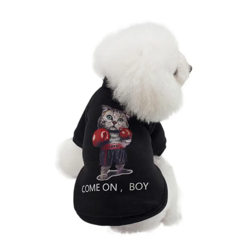 Cheap Pet Dog Clothes Funny Cat/dot Pattern For Dogs Costume Chihuahua Cat Roupa Cachorro Shirts Winter Pullover | Дом и сад