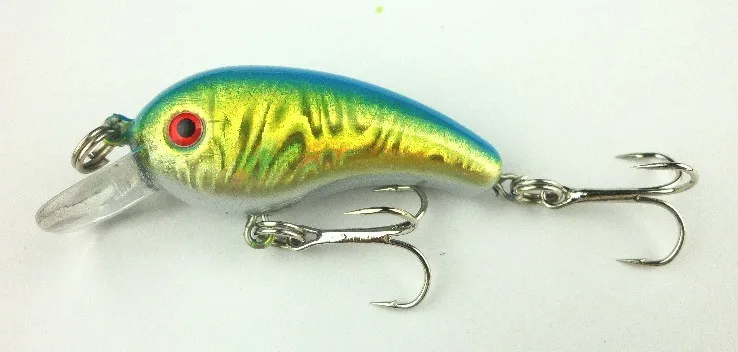Бесплатная доставка 80 шт. прикормы Crankbait КРЮЧКОВ 4.8 г 5 см VIB снасти воблера