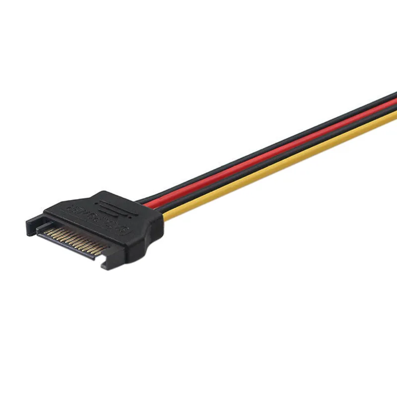 1 шт. 15 Pin SATA Female to Molex IDE 4 мужской адаптер удлинитель Кабель питания 6