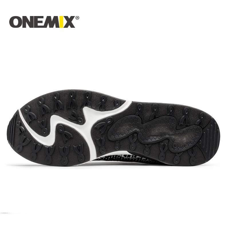 Onemix Дорожная Спортивная обувь для мужчин женская бега унисекс беговые кроссовки