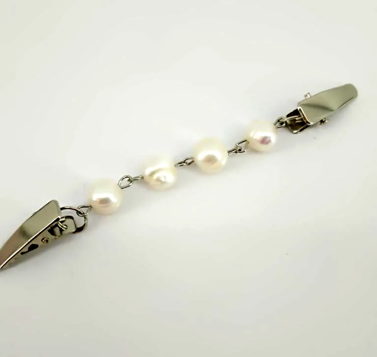 Прозрачная стеклянная Цепочка с кристаллами кардиган зажимом милая одежда для