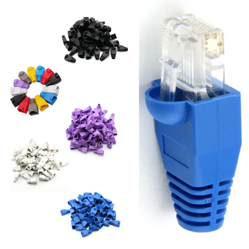 Зарядный кабель Besegad 100 шт. CAT5E CAT6 RJ45 RJ 45 8P8C 8 P 8C C Ethernet|Компьютерные кабели и разъемы|