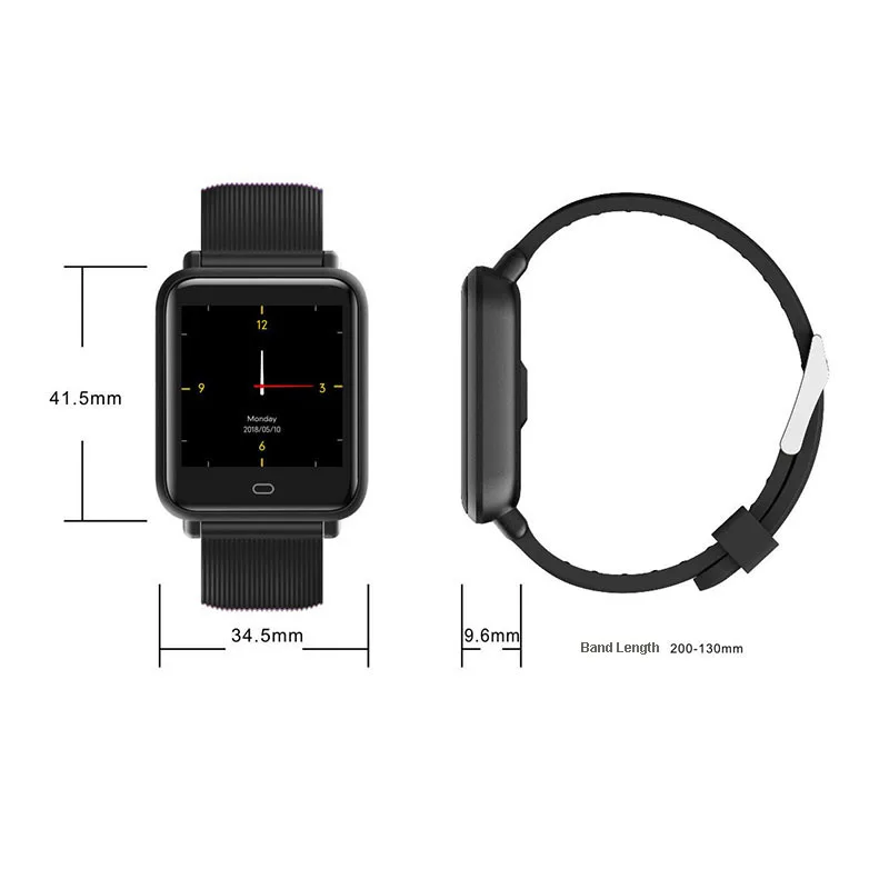 Smartbracelet smartband наручные часы кровяное запястье смарт браслет давление носимый