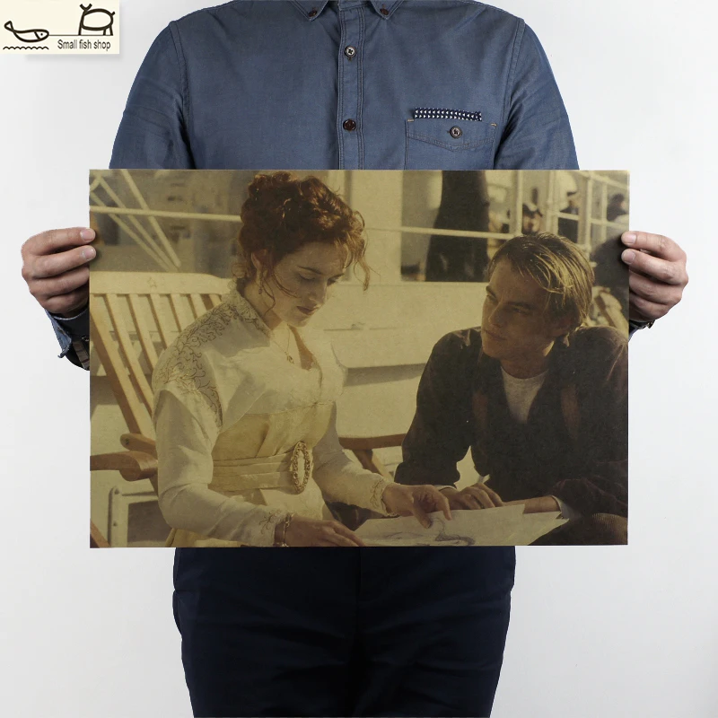 Плакат из фильма Титаник коллекция украшений для дома крафт плакат рисунок