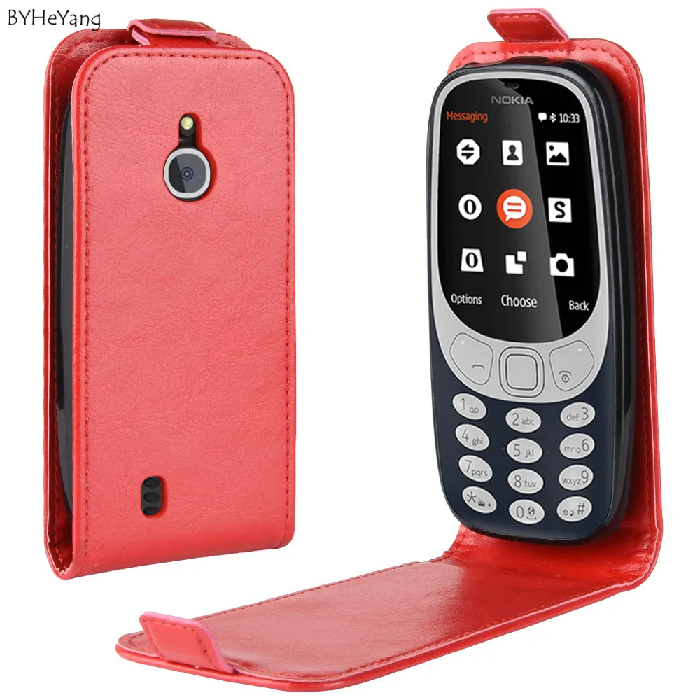 BYHeYang Чехлы для мобильных телефонов Nokia 3310 4G Funda PU кожаные флип-чехлы сумка 3G TA-1022
